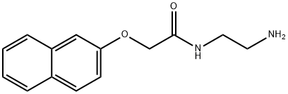 2-naphthoxyacetic acid ethylene monoamide Struktur