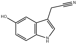 5-HYDROXYINDOLE-3-ACETONITRILE Struktur