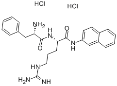 PHE-ARG BETA-NAPHTHYLAMIDE DIHYDROCHLORIDE Struktur