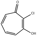 2,4,6-Cycloheptatrien-1-one,  2-chloro-3-hydroxy- Struktur