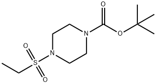 tert-Butyl 4-(ethanesulfonyl)-piperazine-1-carboxylate Struktur