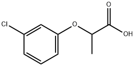 2-(3-Chlorophenoxy)-propionic acid Struktur