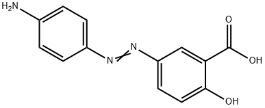 5-[(4-氨基苯基)偶氮]-2-羥基苯甲酸, 101-51-9, 結(jié)構(gòu)式