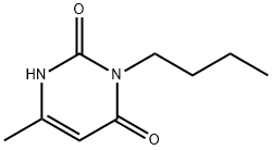 3-Butyl-6-methyl-2,4(1H,3H)-pyrimidinedione Struktur