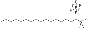 N-HEXADECYLTRIMETHYLAMMONIUM HEXAFLUOROPHOSPHATE Struktur