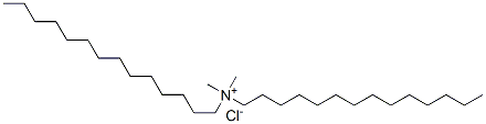 dimethylditetradecylammonium chloride Struktur