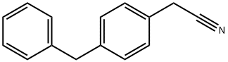 4-BENZYLPHENYLACETONITRILE Struktur