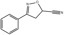 3-PHENYL-4,5-DIHYDRO-5-ISOXAZOLECARBONITRILE Struktur