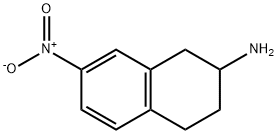 7-NITRO-1,2,3,4-TETRAHYDRO-NAPHTHALEN-2-YLAMINE Struktur