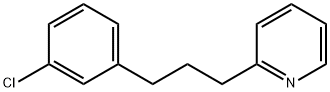 Pyridine, 2-[3-(3-chlorophenyl)propyl]- Struktur