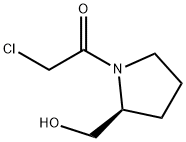 2-Pyrrolidinemethanol, 1-(chloroacetyl)-, (2S)- (9CI) Struktur