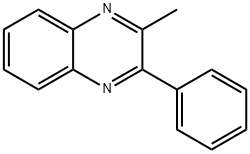 2-Phenyl-3-methylquinoxaline Struktur