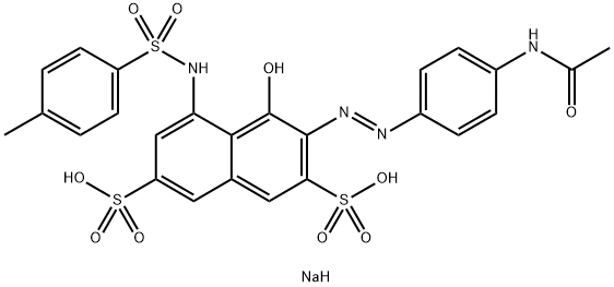 Dinatrium-3-[[4-(acetylamino)phenyl]azo]-4-hydroxy-5-[[(p-tolyl)sulfonyl]amino]naphthalin-2,7-disulfonat