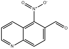 5-NITROQUINOLINE-6-CARBALDEHYDE Struktur