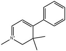 4-phenyl-1,3,3-trimethyl-2,3-dihydropyridinium Struktur