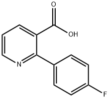 2-(4-Fluorophenyl)nicotinic acid Struktur