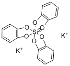 DIPOTASSIUM TRIS(1,2-BENZENEDIOLATO-O,O')SILICATE Struktur