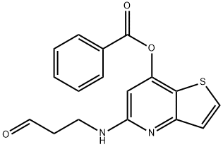 [5-(3-OxopropylaMino)thieno[3,2-b]pyridin-7-yl] benzoate Struktur