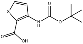 BOC-3-AMINO-THIOPHENE-2-CARBOXYLIC ACID Struktur