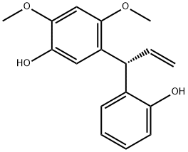 闊葉黃檀酚 結構式