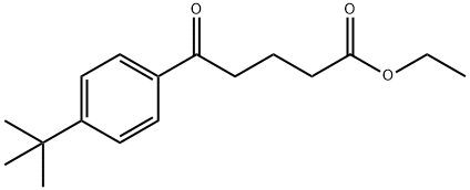 ETHYL 5-(4-T-BUTYLPHENYL)-5-OXOVALERATE Struktur