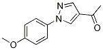 1-[1-(4-METHOXYPHENYL)-1H-PYRAZOL-4-YL]ETHANONE Struktur