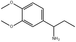 1-(3,4-dimethoxyphenyl)propan-1-amine Struktur