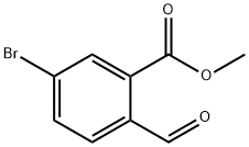 5-ブロモ-2-ホルミル安息香酸メチル 化學(xué)構(gòu)造式