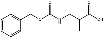 Cbz-DL-3-Aminoisobutyric acid Struktur