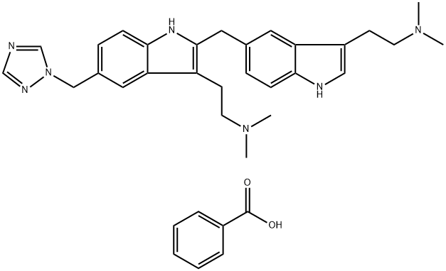 Rizatriptan DiMer Benzoate Struktur