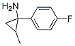 Cyclopropanamine, 1-(4-fluorophenyl)-2-methyl- Struktur