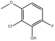 2-氯-6-氟-3-甲氧基苯酚, 1017777-60-4, 結(jié)構(gòu)式