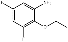 2-ETHOXY-3,5-DIFLUOROANILINE Struktur