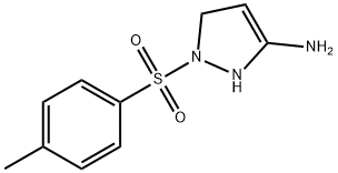 2,5-dihydro-1-[(p-tolyl)sulphonyl]-1H-pyrazol-3-amine Struktur