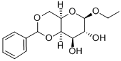 ETHYL4,6-O-BENZYLIDENE-BETA-D-GALACTOPYRANOSIDE Struktur