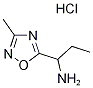 1-(3-methyl-1,2,4-oxadiazol-5-yl)-1-propanamine(SALTDATA: HCl) Struktur