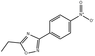 5-ETHYL-3-(4-NITROPHENYL)-1,2,4-OXADIAZOLE Struktur