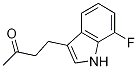 2-BUTANONE,4-(7-FLUORO-1H-INDOL-3-YL)- Struktur