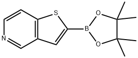 2-(4,4,5,5-tetraMethyl-1,3,2-dioxaborolan-2-yl)thieno[3,2-c]pyridine Struktur