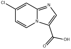 IMidazo[1,2-a]pyridine-3-carboxylic acid, 7-chloro- Struktur