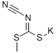 CYANIMIDODITHIOCARBONIC ACID MONOMETHYL ESTER MONOPOTASSIUM SALT