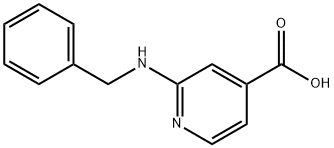 2-(Benzylamino)isonicotinic acid Struktur