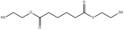 bis(2-mercaptoethyl) adipate Struktur