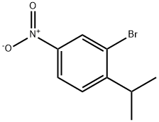 2-BROMO-1-ISOPROPYL-4-NITROBENZENE Struktur