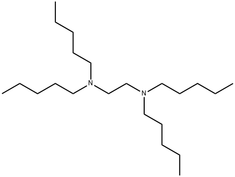 N,N,N',N'-TETRAAMYLETHYLENEDIAMINE Struktur