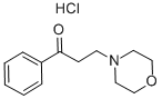 BETA-(4-MORPHOLINO)PROPIOPHENONE HYDROCHLORIDE Struktur