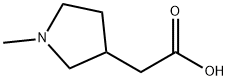 2-(1-Methyl-3-pyrrolidinyl)acetic acid Struktur