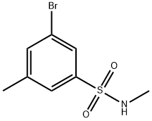 N-Methyl 3-Bromo-5-methylbenzenesulfonamide, 1020252-91-8, 結(jié)構(gòu)式