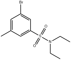 N,N-Diethyl 3-broMo-5-MethylbenzenesulfonaMide Struktur