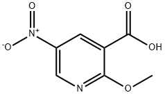 2-METHOXY-5-NITRO-NICOTINIC ACID Struktur